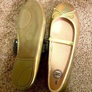 Gold Girls Dress Shoes